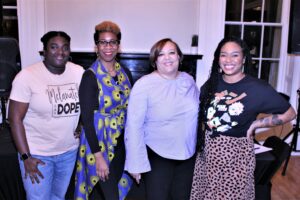 AAF Greater Rochester Black History Month panelists side-by-side smiling